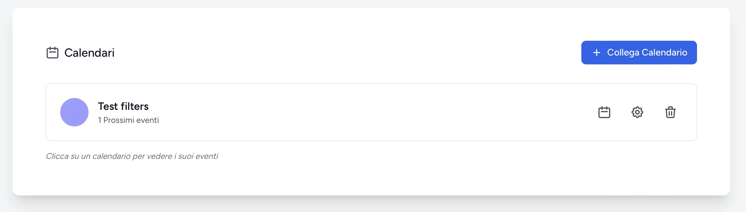 Gestione di più calendari Google in RicordamiApp